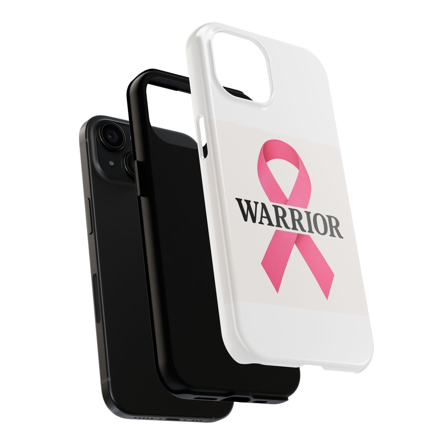 Pink Ribbon Warrior Phone Case - Tough & Stylish, Cancer Support, Gift for Fighters, Survivor Pride, Inspirational