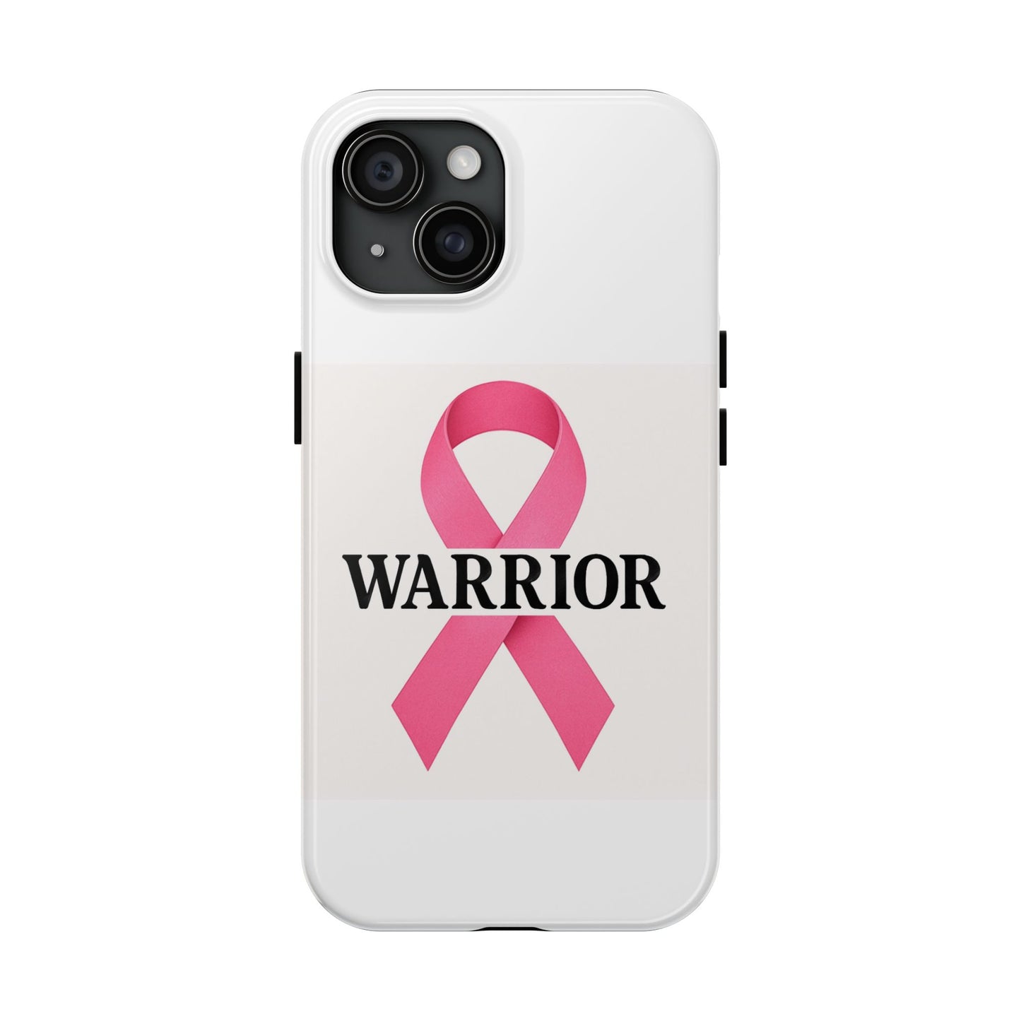 Pink Ribbon Warrior Phone Case - Tough & Stylish, Cancer Support, Gift for Fighters, Survivor Pride, Inspirational
