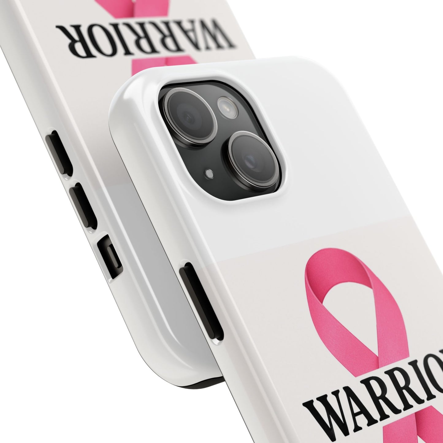 Pink Ribbon Warrior Phone Case - Tough & Stylish, Cancer Support, Gift for Fighters, Survivor Pride, Inspirational